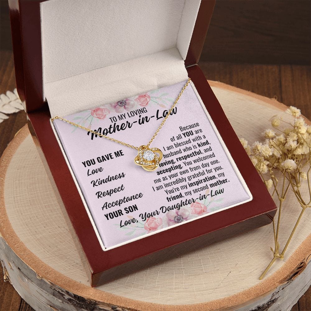 To Mother-In-Law From Daughter-In-Law "You gave..." Necklace