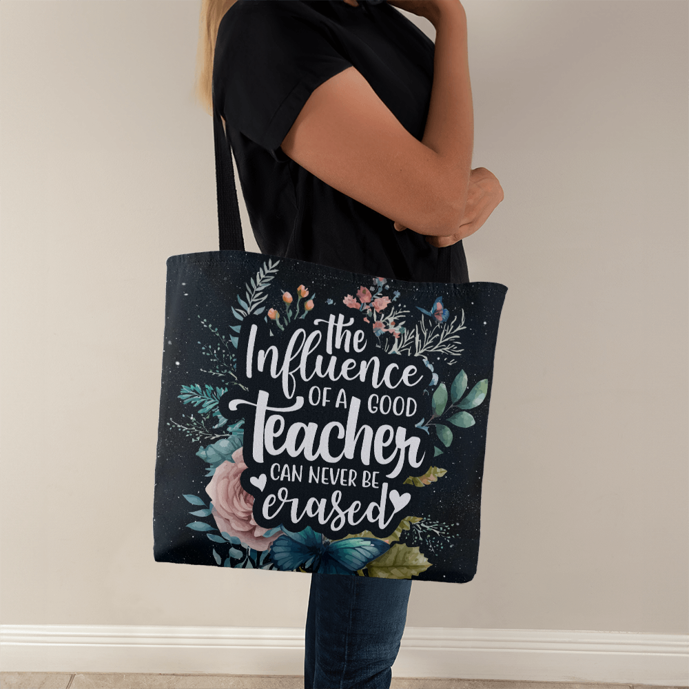 The Influence of a Teacher Custom Design Tote Bag 16" or 18"
