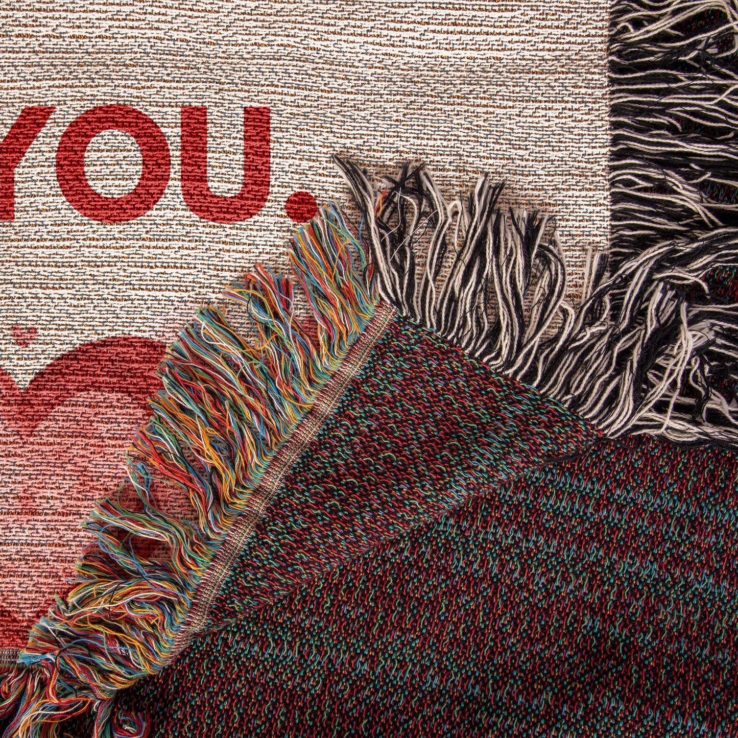 To My Love "Love is..." Heirloom Woven Blanket 50" X 60"