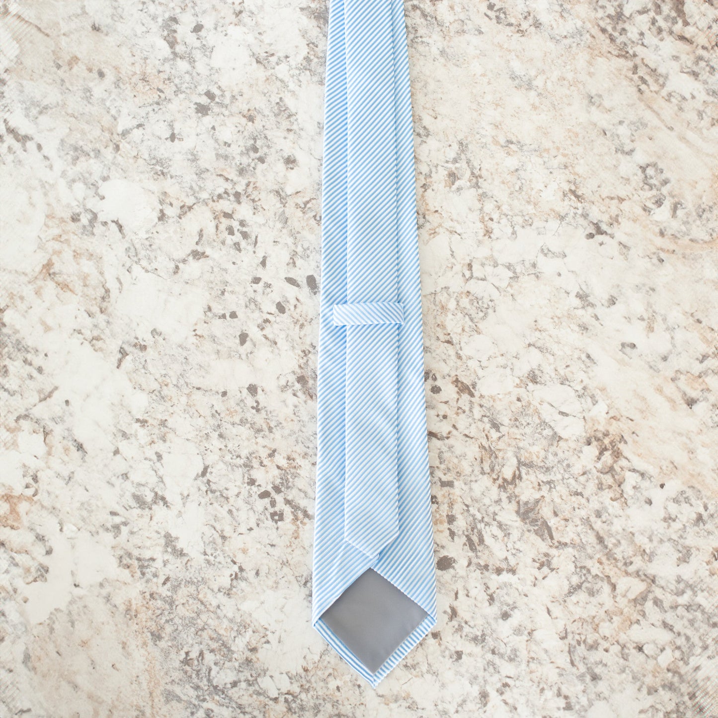 To My Husband "Meeting You Was Fate..." Engraved Tie Gift Box: Includes Premium Tie, Tie Clip, and Matching Handkerchief