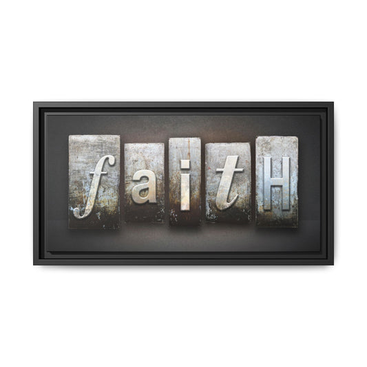 FAITH Framed Gallery Wrap Canvas