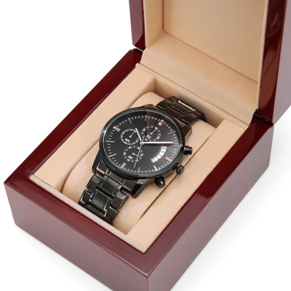 Ultimate Super Dad Engraved Chronograph Watch