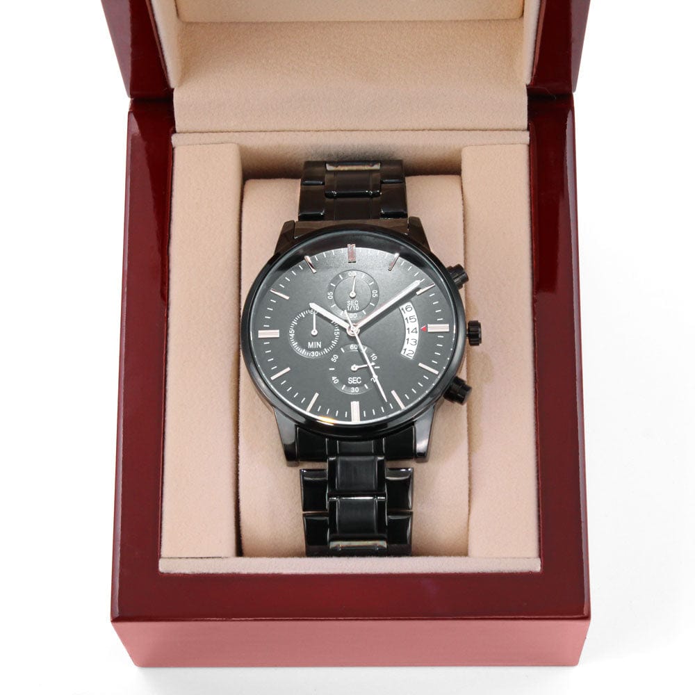 Ultimate Super Dad Engraved Chronograph Watch