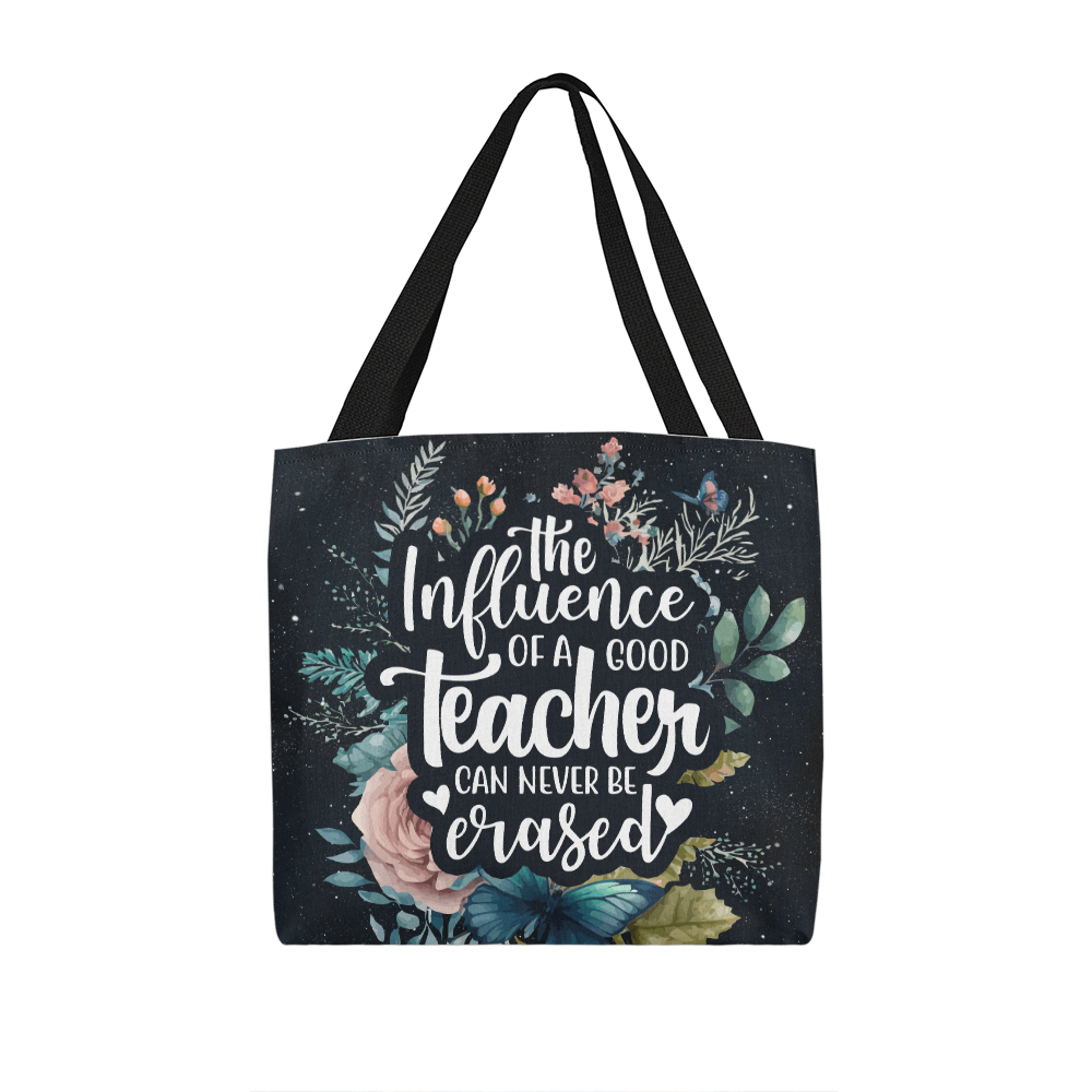 The Influence of a Teacher Custom Design Tote Bag 16" or 18"