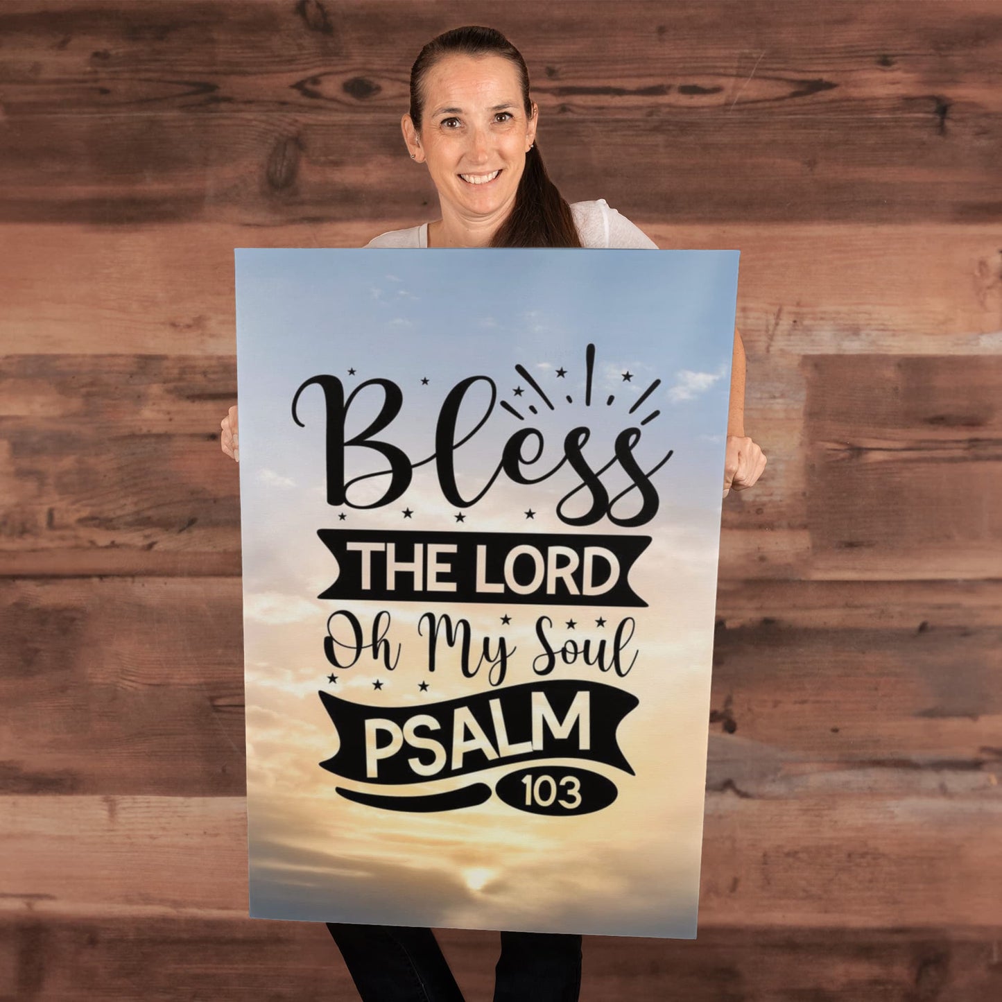 Bless the Lord Oh My Soul Premium Wrapped Canvas