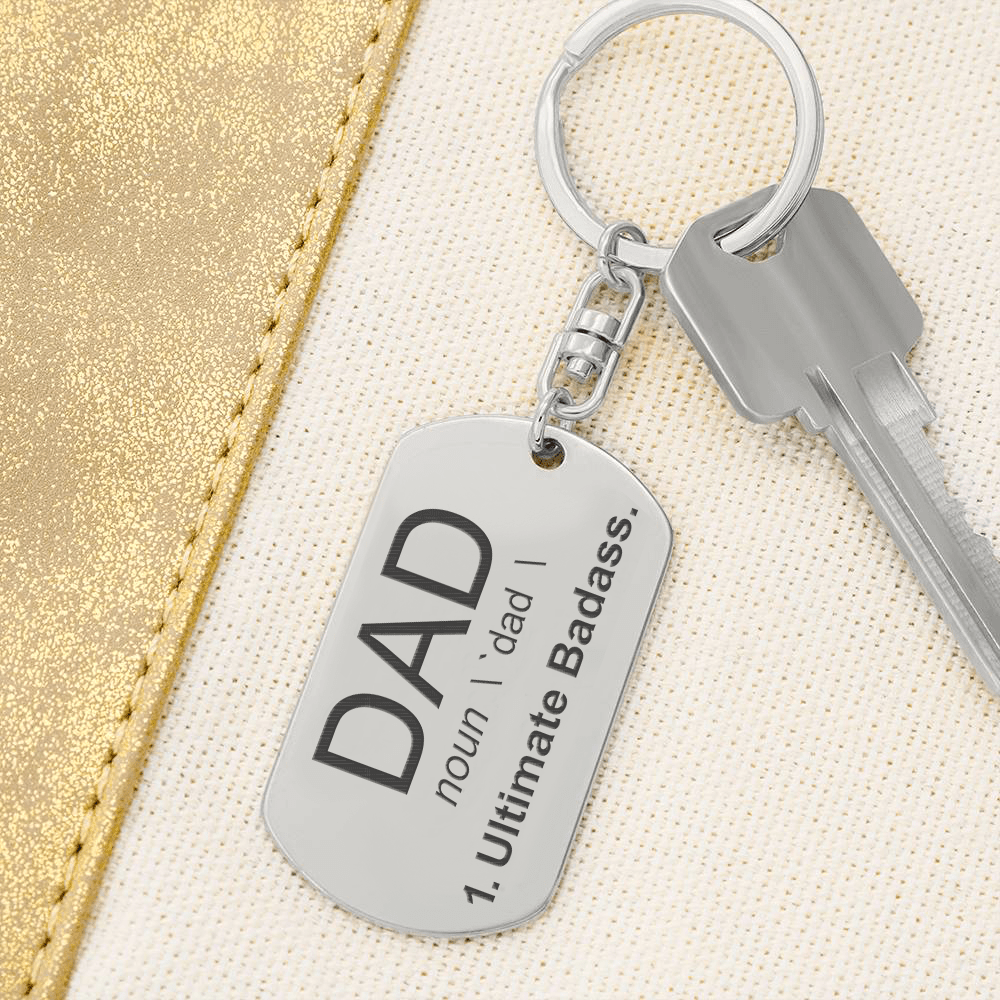 DAD Ultimate Badass Keychain